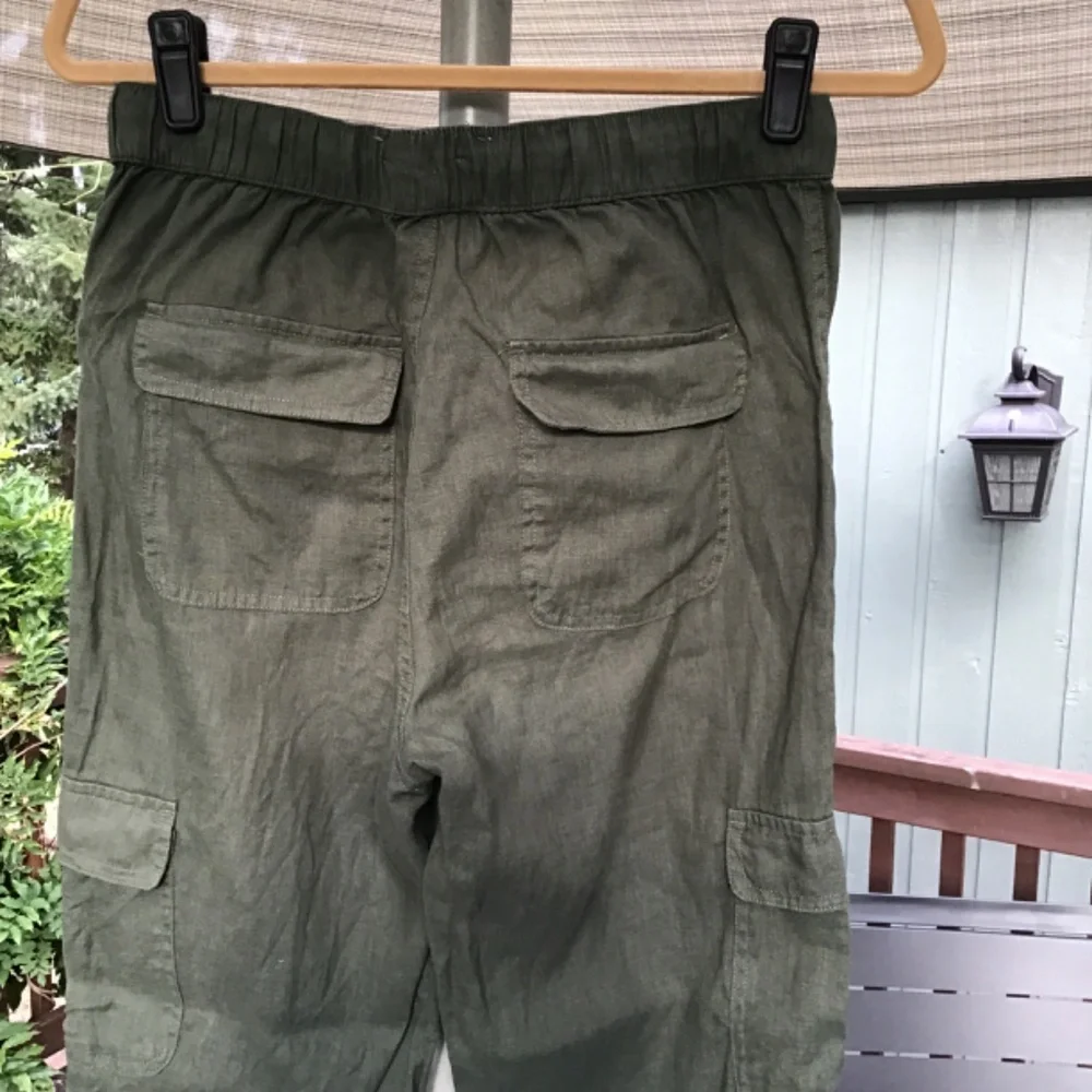 Nicole Miller Linen Joggers - Picture 4 of 7